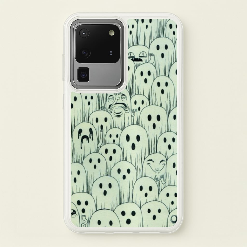 Droopy Ghost Pattern - Phone Case for Galaxy S20 Ultra