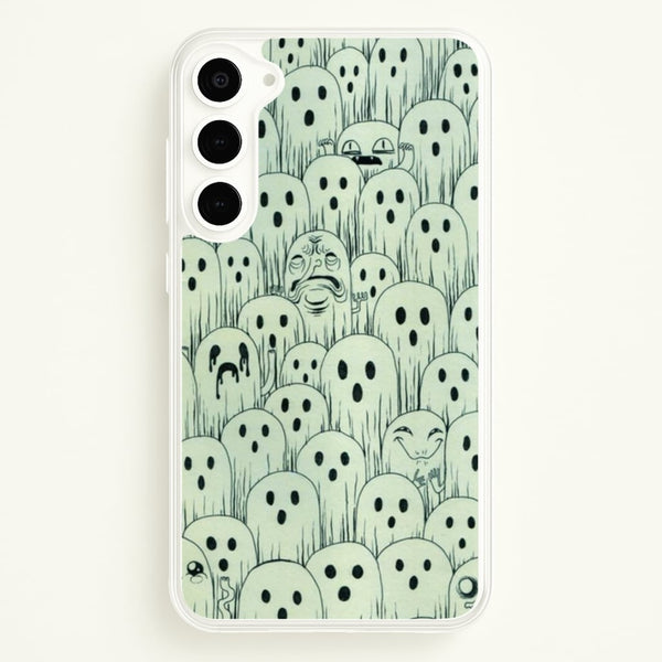 Droopy Ghost Pattern - Phone Case for Galaxy S23 Plus