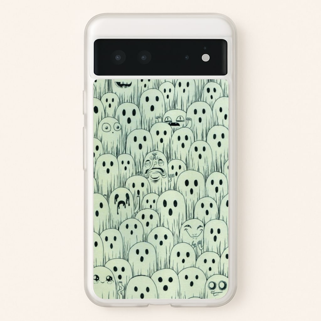 Droopy Ghost Pattern - Phone Case for Google Pixel 6