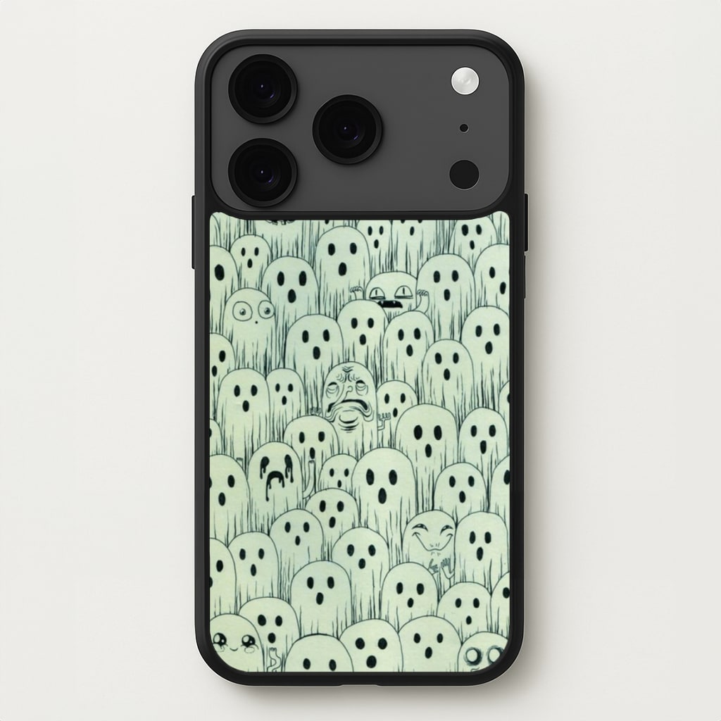 Droopy Ghost Pattern Phone Case for iPhone 17 Pro Max