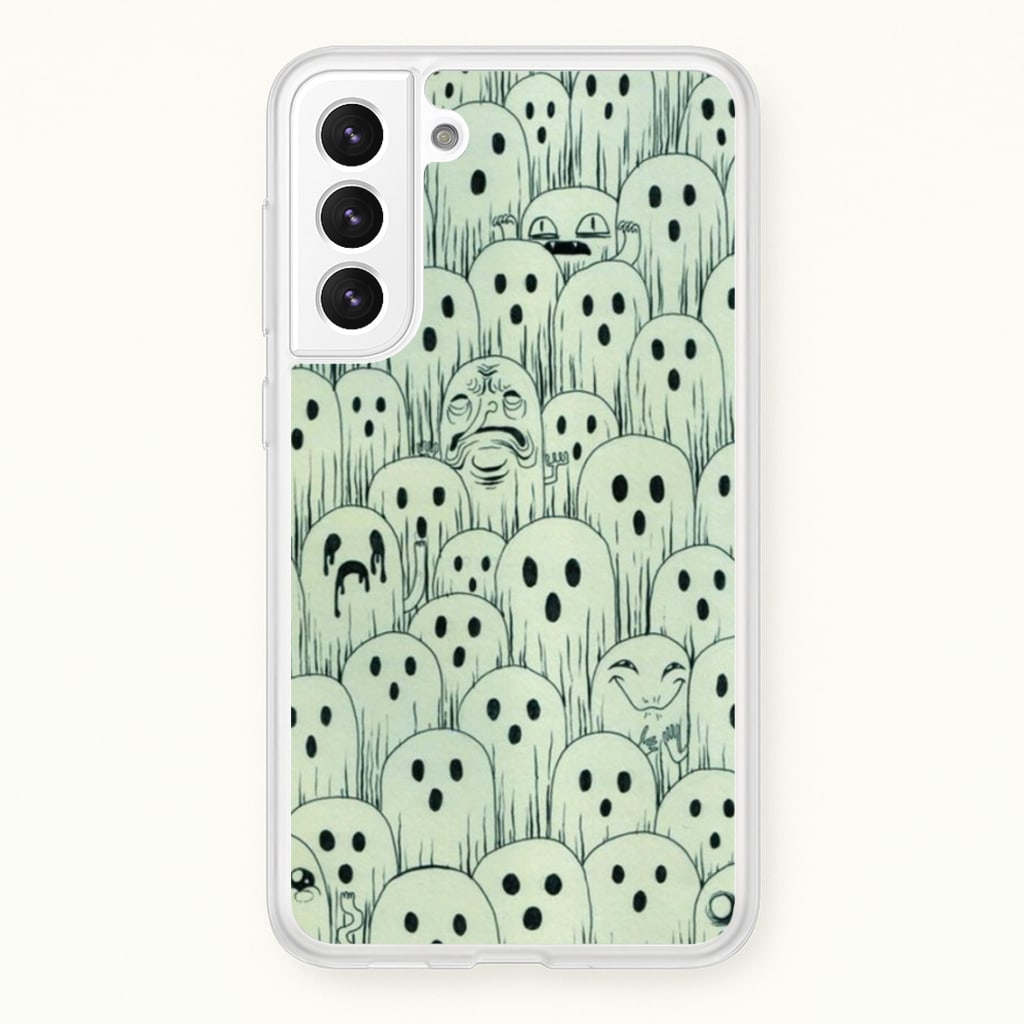 Droopy Ghost Pattern - Phone Case for Galaxy S21 Plus