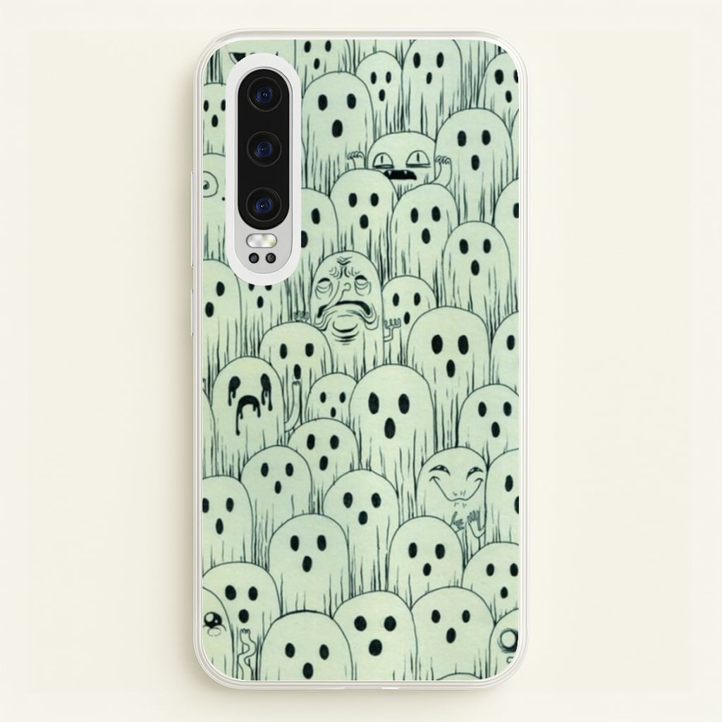 Droopy Ghost Pattern - Phone Case for Huawei P30