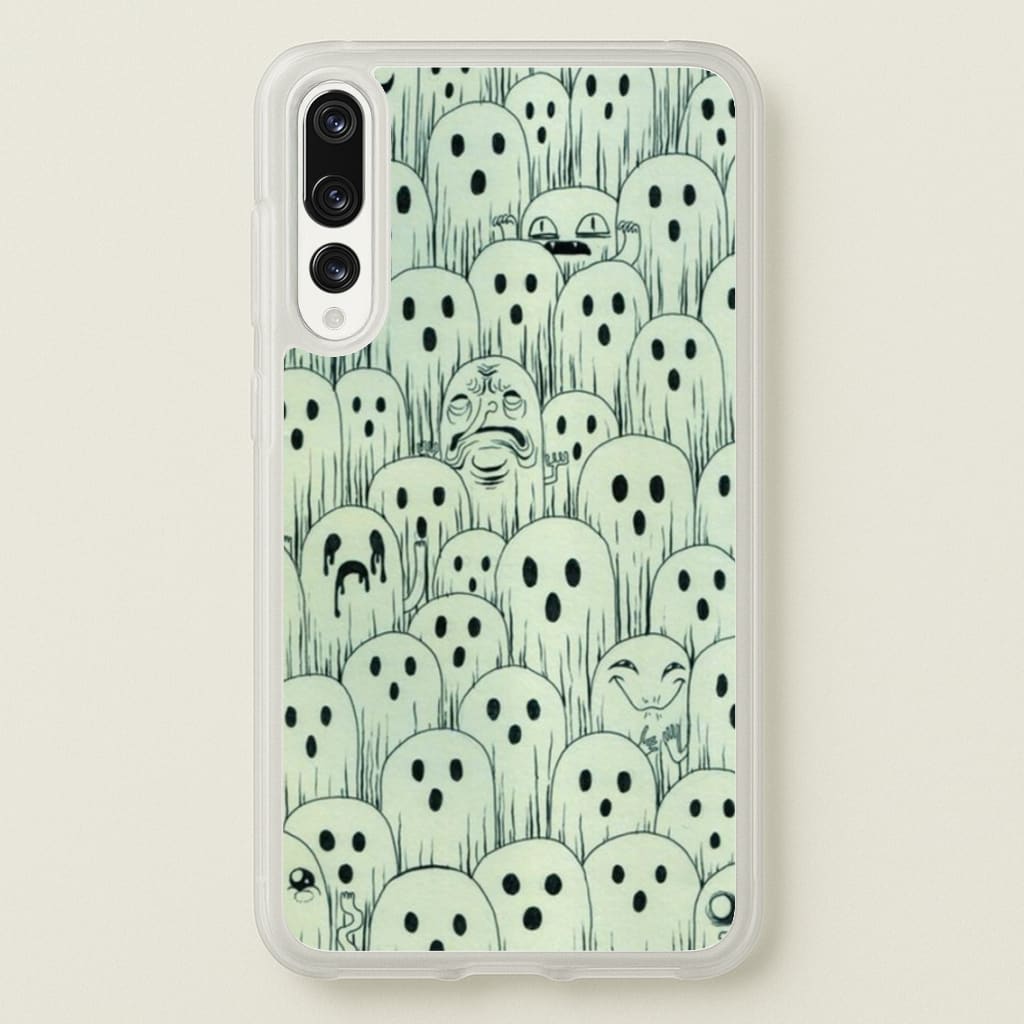 Droopy Ghost Pattern - Phone Case for Huawei P20 Pro