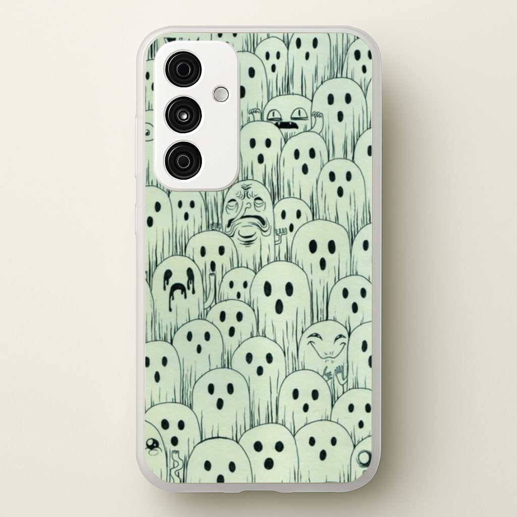 Droopy Ghost Pattern - Phone Case for Galaxy A35
