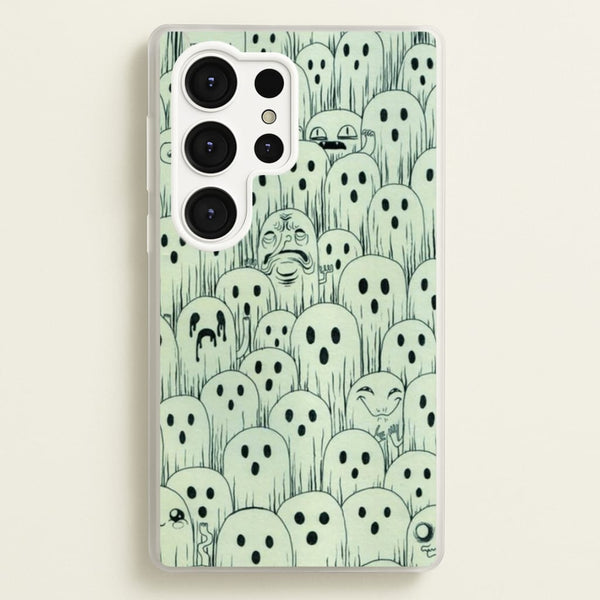 Droopy Ghost Pattern - Phone Case for Galaxy S25 Ultra