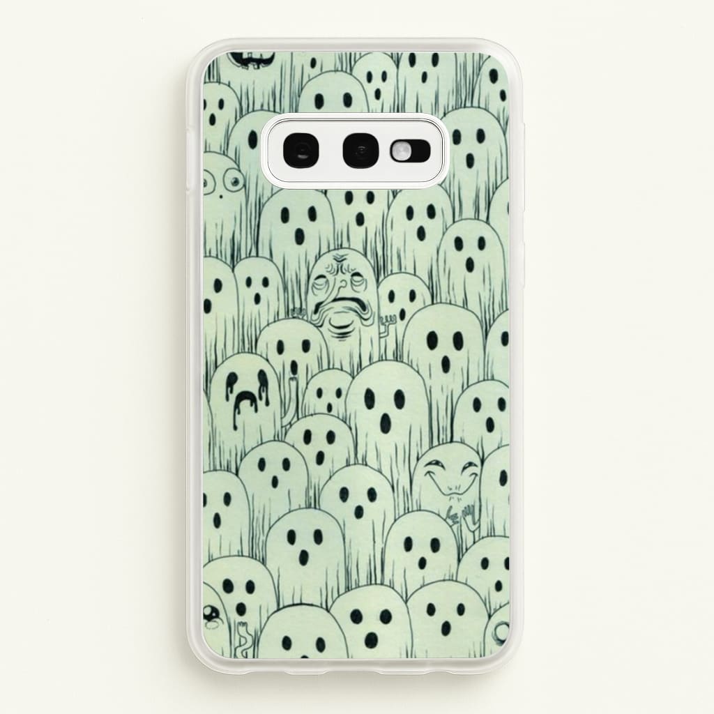 Droopy Ghost Pattern - Phone Case for Galaxy S10e