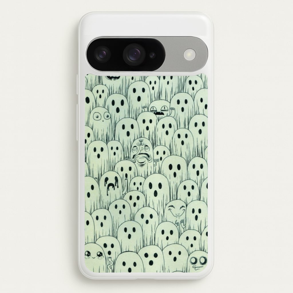 Droopy Ghost Pattern Phone Case for Google Pixel 10 / 10 Pro