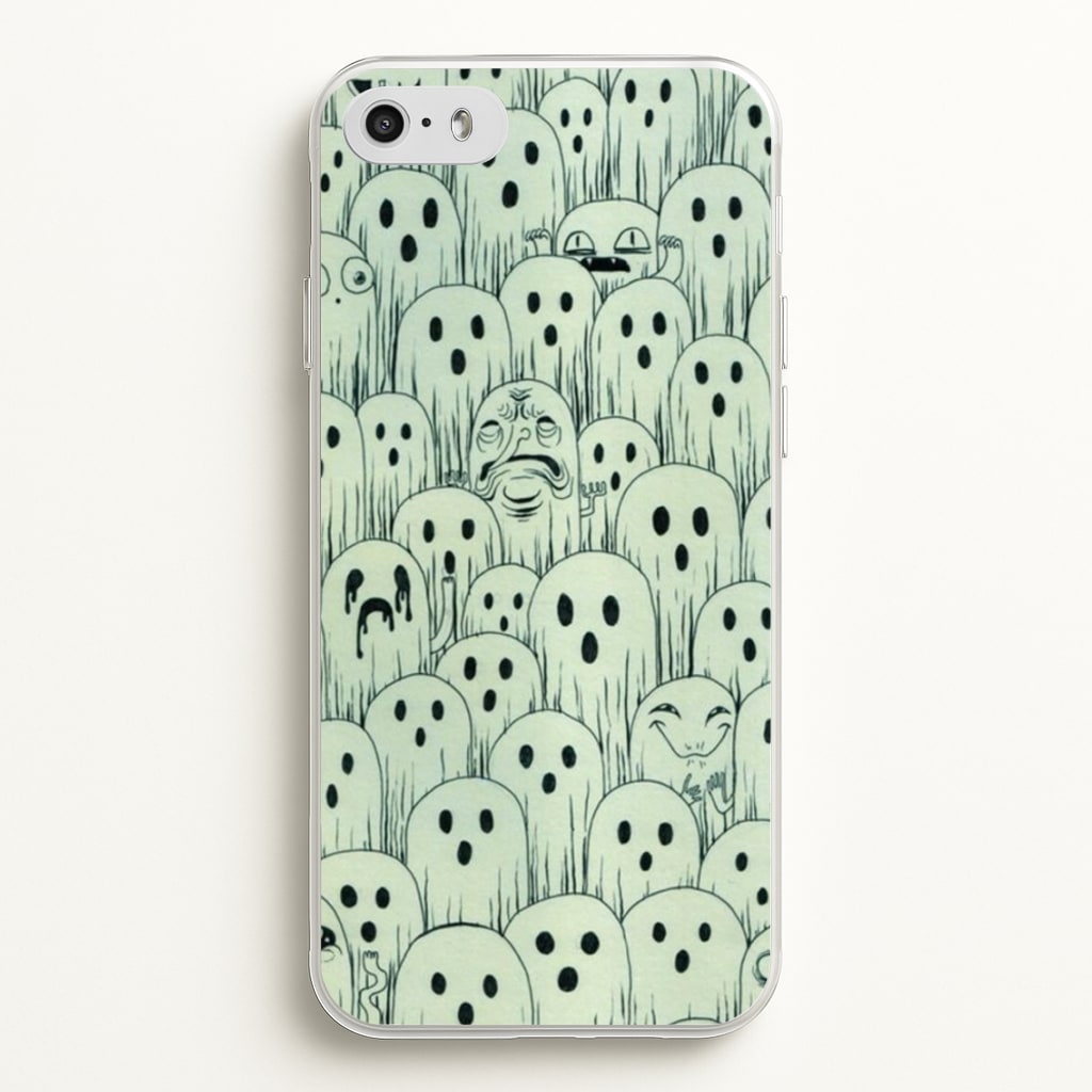 Droopy Ghost Pattern - Phone Case for iPhone 5 / 5s / SE 2016