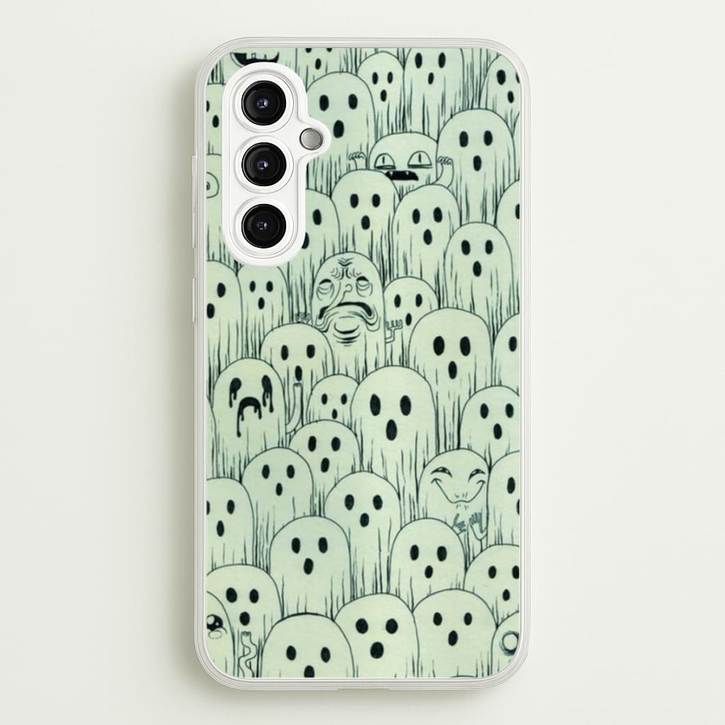 Droopy Ghost Pattern - Phone Case for Galaxy A14