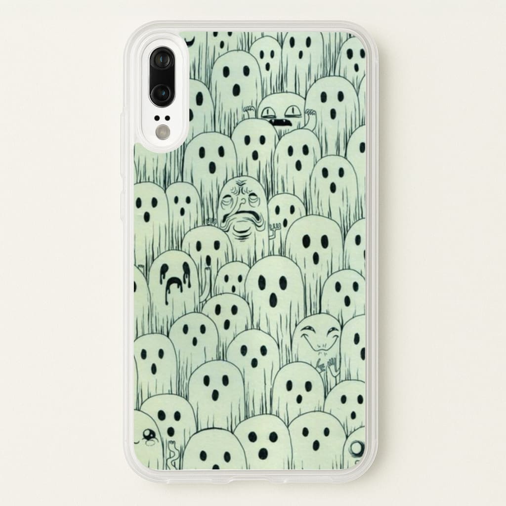 Droopy Ghost Pattern - Phone Case for Huawei P20
