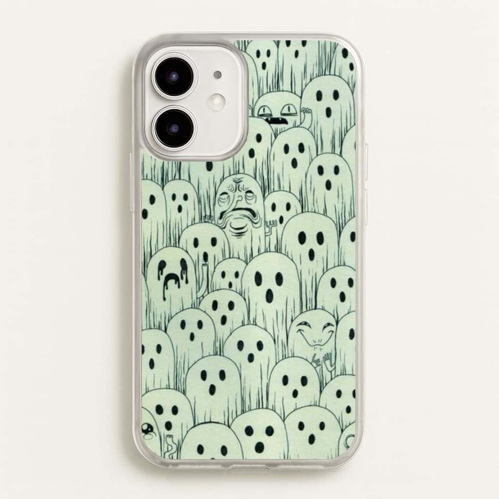 Droopy Ghost Pattern - Phone Case for iPhone 12 / 12 Pro