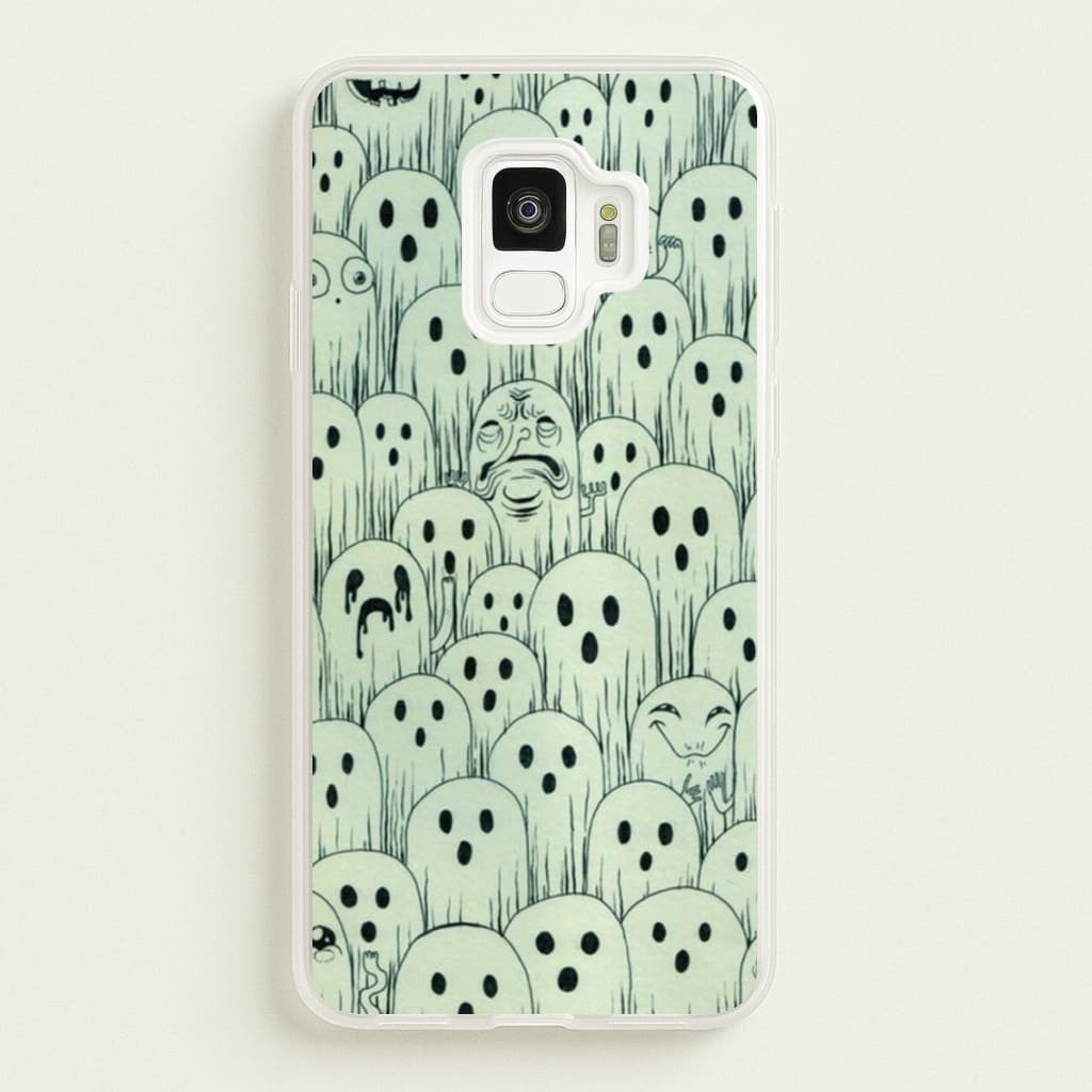 Droopy Ghost Pattern - Phone Case for Galaxy S9