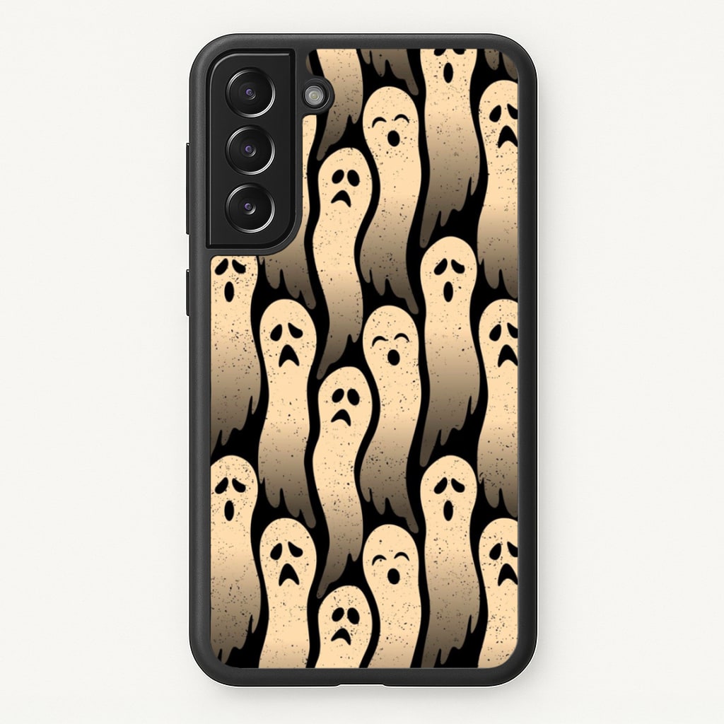 Vintage Wriggly Ghost Pattern - Phone Case for Galaxy S21 Plus