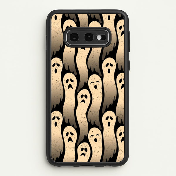 Vintage Wriggly Ghost Pattern - Phone Case for Galaxy S10e