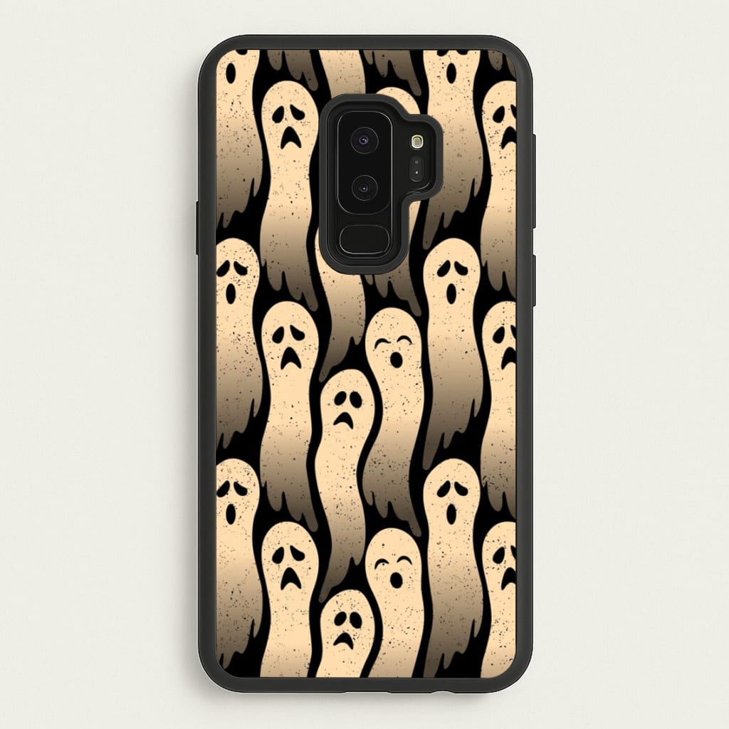 Vintage Wriggly Ghost Pattern - Phone Case for Galaxy S9 Plus