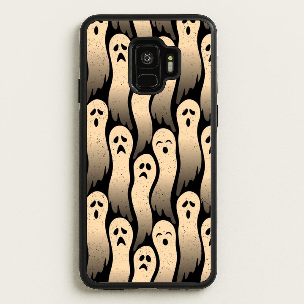 Vintage Wriggly Ghost Pattern - Phone Case for Galaxy S9