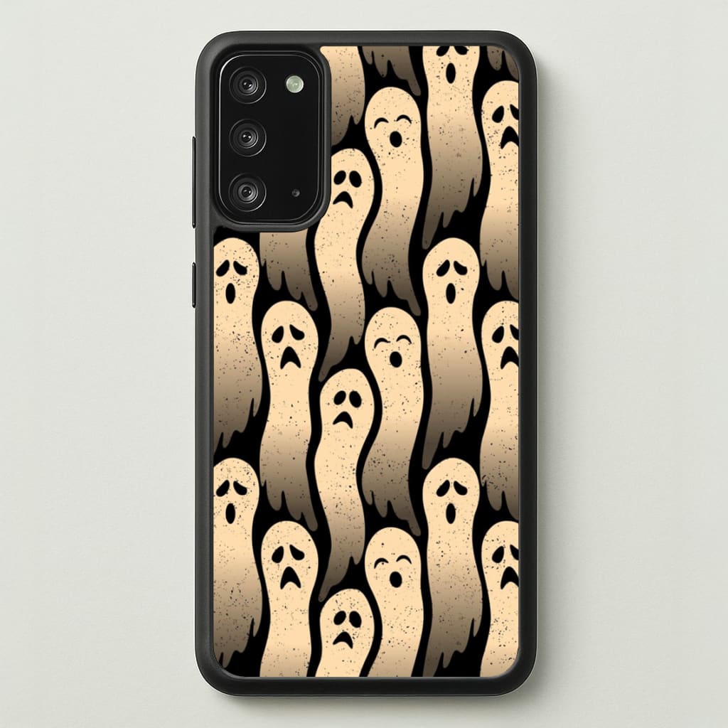 Vintage Wriggly Ghost Pattern - Phone Case for Galaxy Note 20