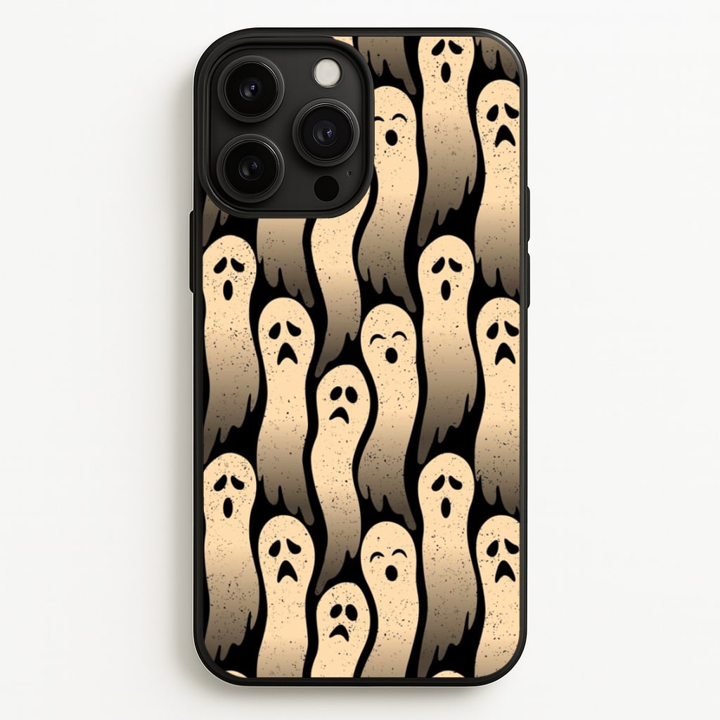 Vintage Wriggly Ghost Pattern - Phone Case for iPhone 13 Pro Max