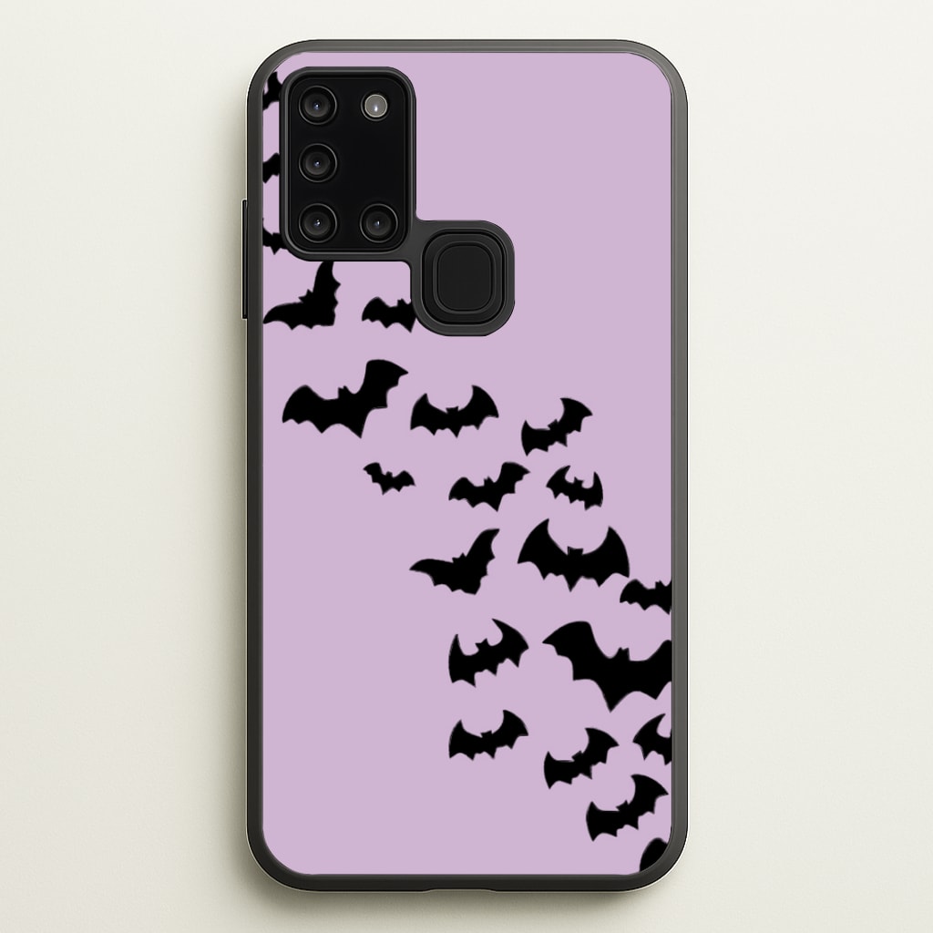 Bats - Halloween - Halloween Phone Case for Galaxy A21s