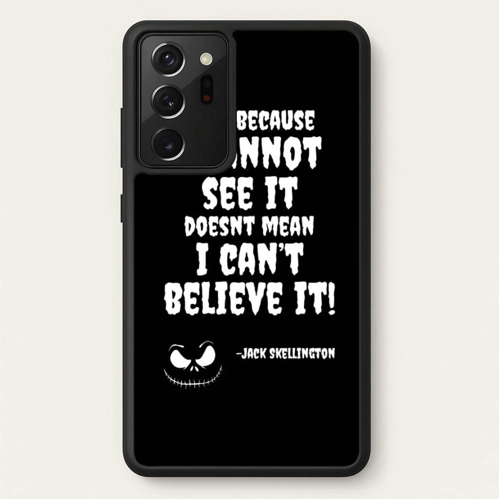 TNBC - Jack Skellington - Halloween Phone Case for Galaxy Note 20 Ultra
