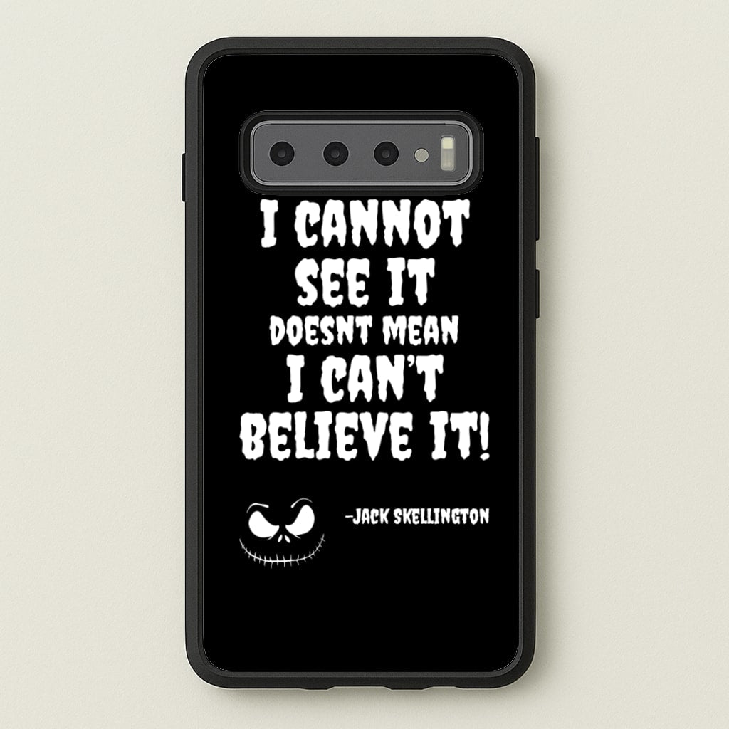 TNBC - Jack Skellington - Halloween Phone Case for Galaxy S10