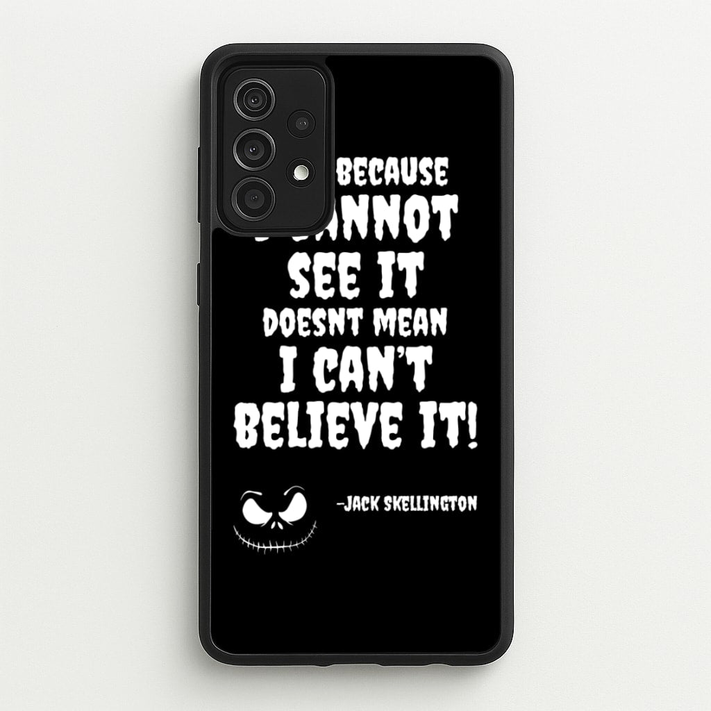 TNBC - Jack Skellington - Halloween Phone Case for Galaxy A52 / A52s