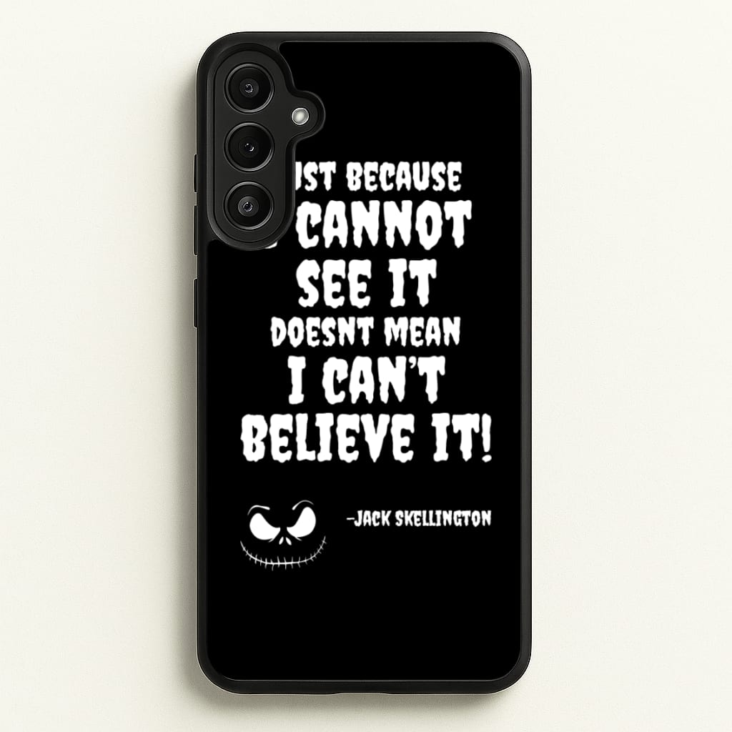 TNBC - Jack Skellington - Halloween Phone Case for Galaxy A34