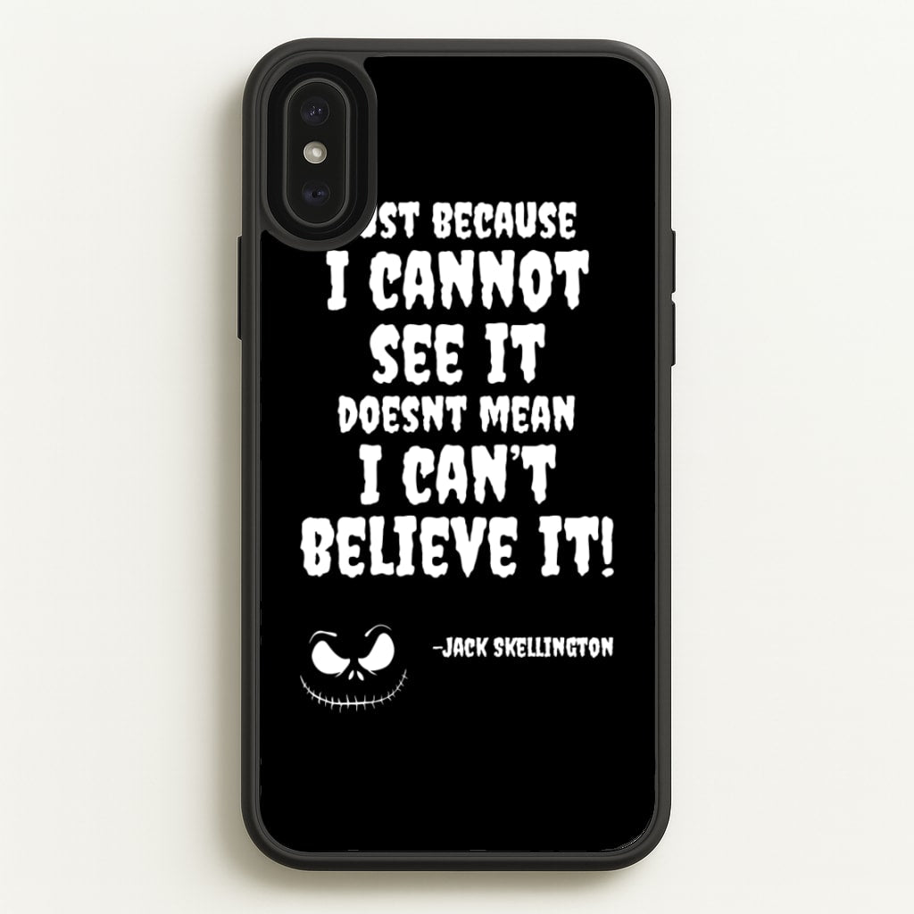 TNBC - Jack Skellington - Halloween Phone Case for iPhone XS Max