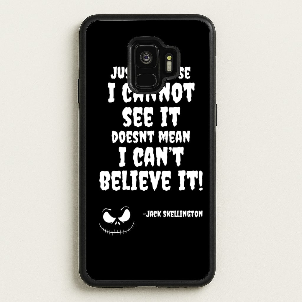 TNBC - Jack Skellington - Halloween Phone Case for Galaxy S9