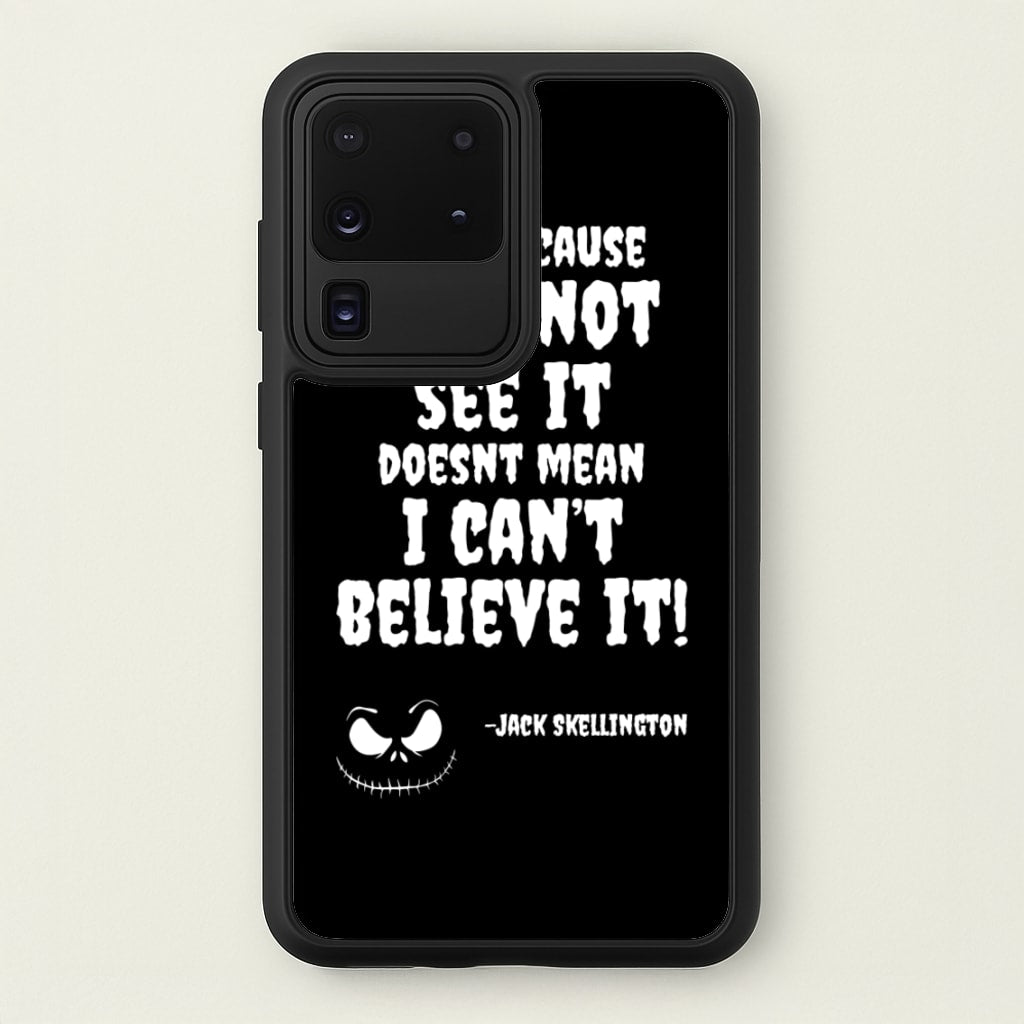 TNBC - Jack Skellington - Halloween Phone Case for Galaxy S20 Ultra