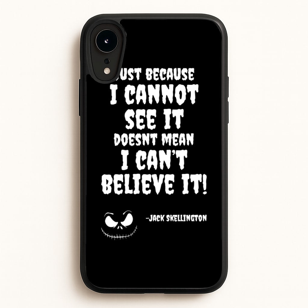 TNBC - Jack Skellington - Halloween Phone Case for iPhone XR