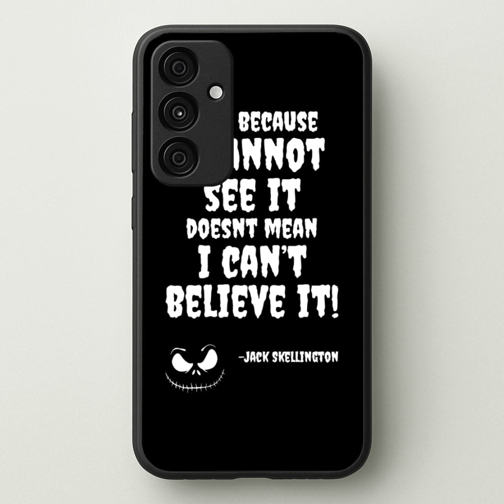 TNBC - Jack Skellington - Halloween Phone Case for Galaxy A55