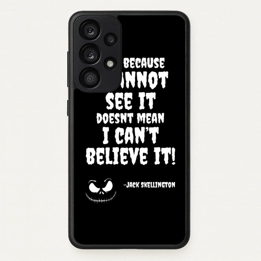 TNBC - Jack Skellington - Halloween Phone Case for Galaxy A53
