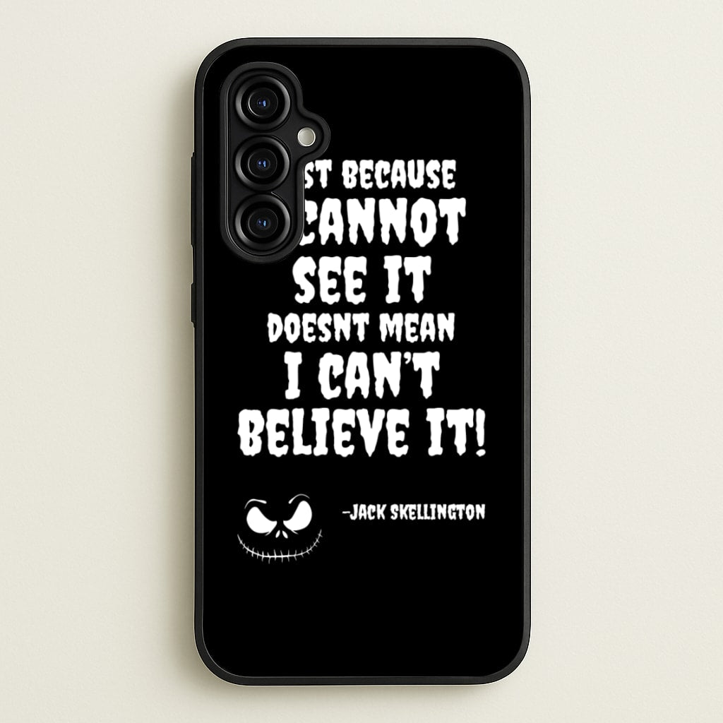TNBC - Jack Skellington - Halloween Phone Case for Galaxy A54