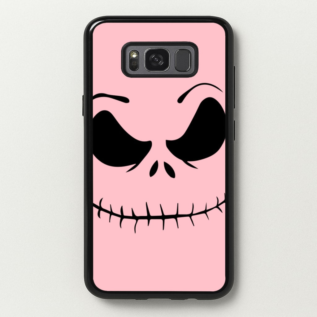 Pink Jack Skeleton - Halloween Phone Case for Galaxy S8