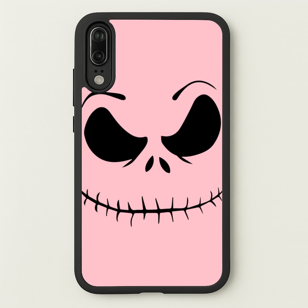 Pink Jack Skeleton - Halloween Phone Case for Huawei P20