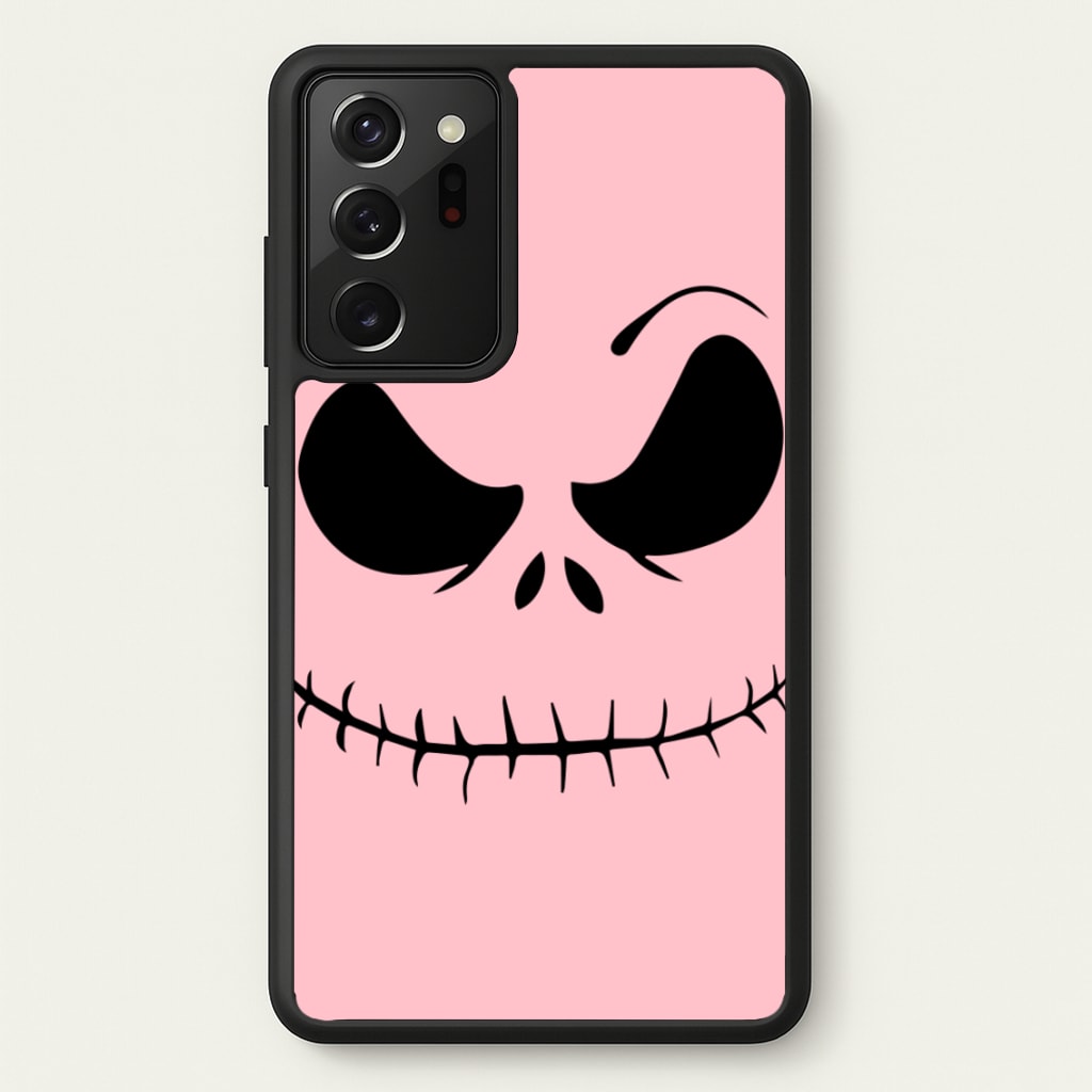 Pink Jack Skeleton - Halloween Phone Case for Galaxy Note 20 Ultra