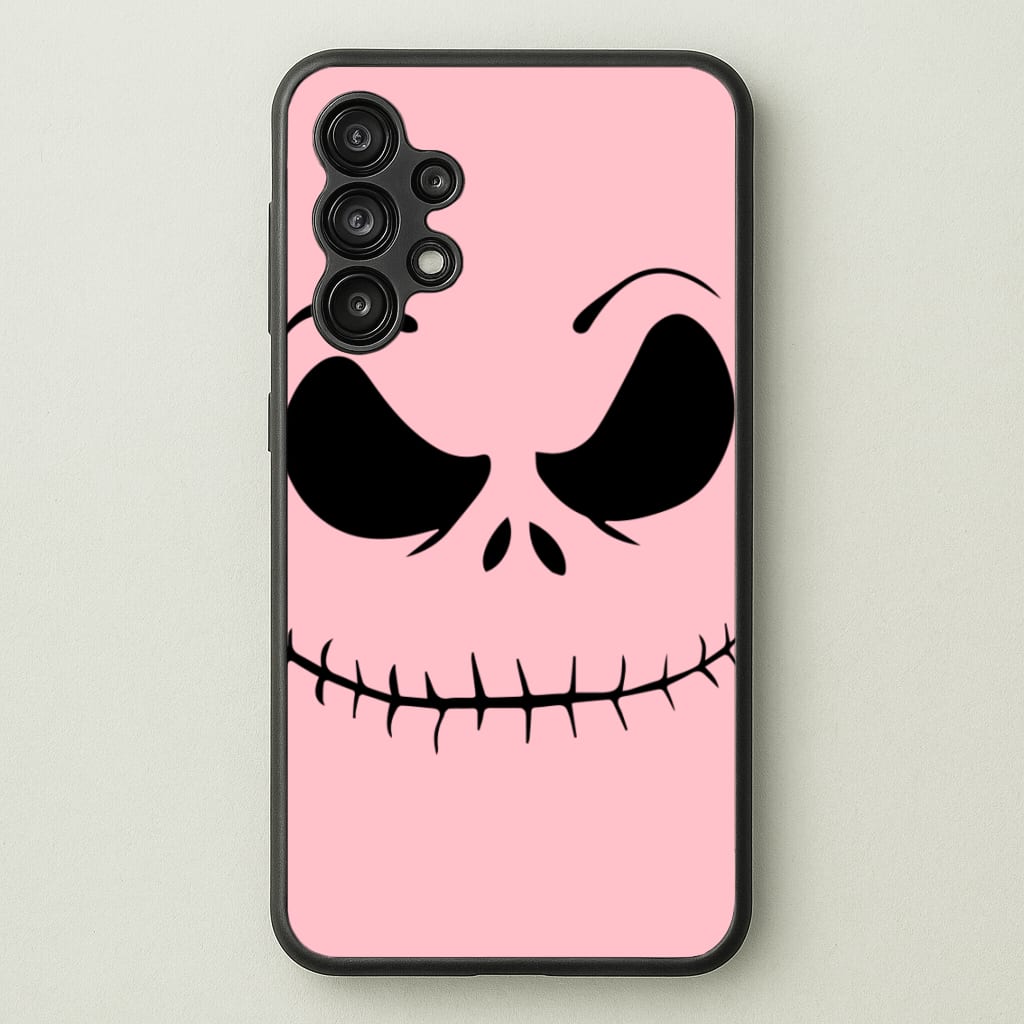 Pink Jack Skeleton - Halloween Phone Case for Galaxy A13