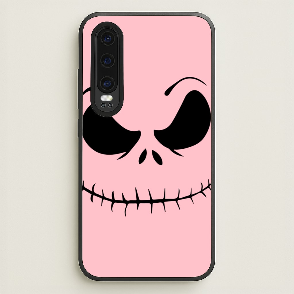 Pink Jack Skeleton - Halloween Phone Case for Huawei P30