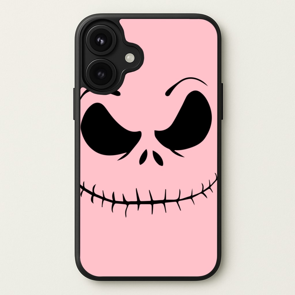 Pink Jack Skeleton Phone Case for iPhone 17