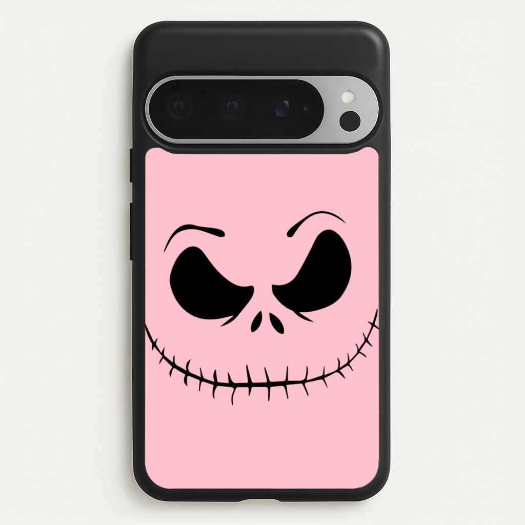 Pink Jack Skeleton - Halloween Phone Case for Google Pixel 9 Pro XL