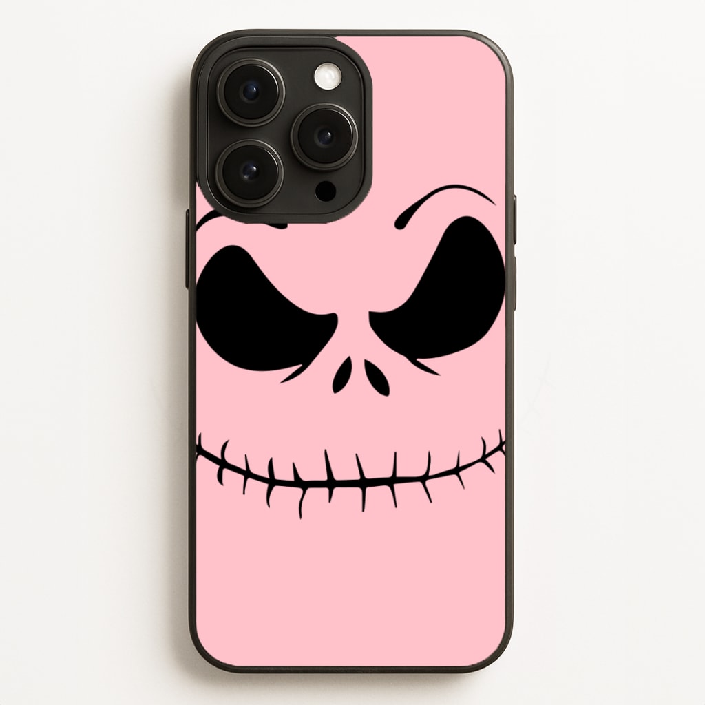 Pink Jack Skeleton - Halloween Phone Case for iPhone 12 Pro Max