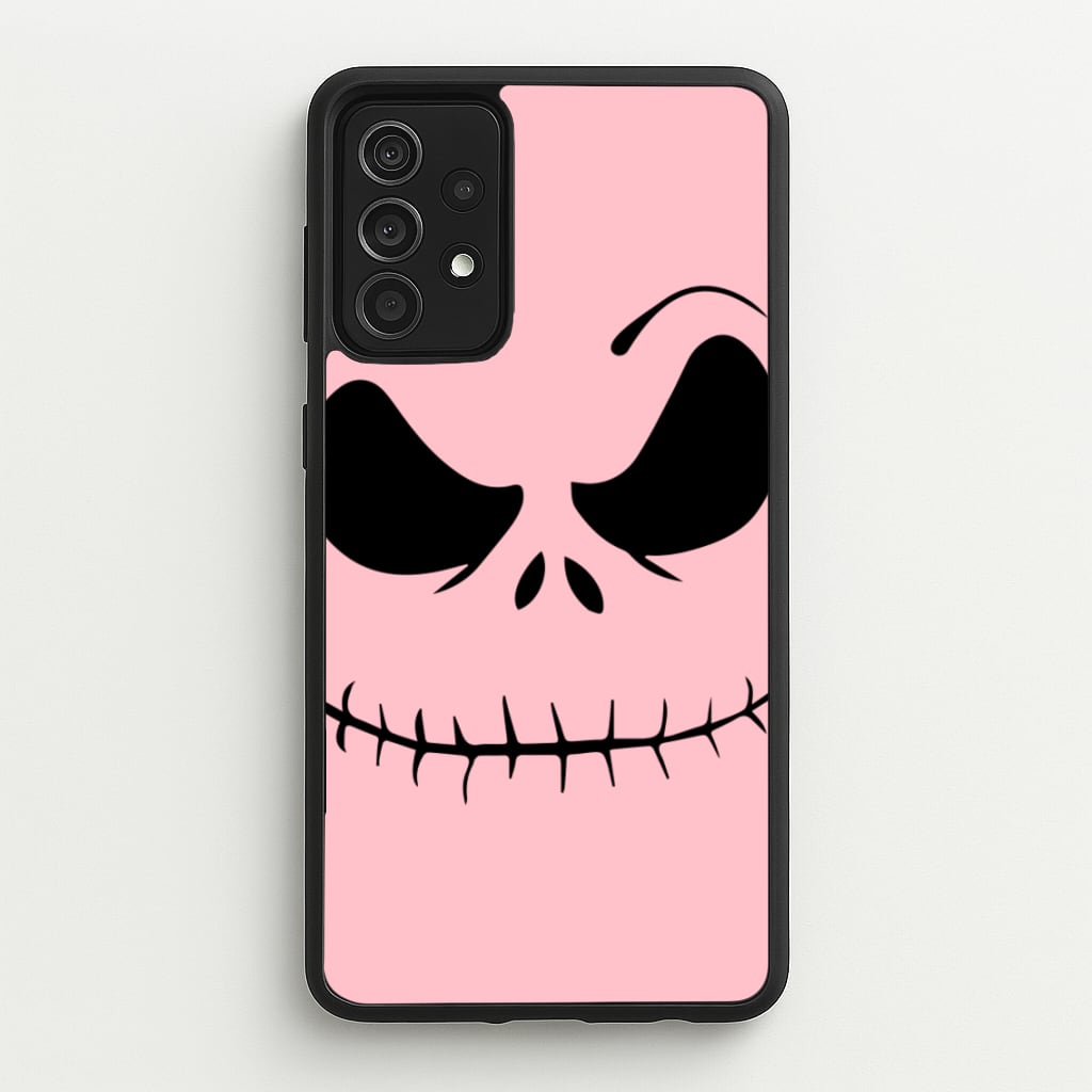 Pink Jack Skeleton - Halloween Phone Case for Galaxy A52 / A52s