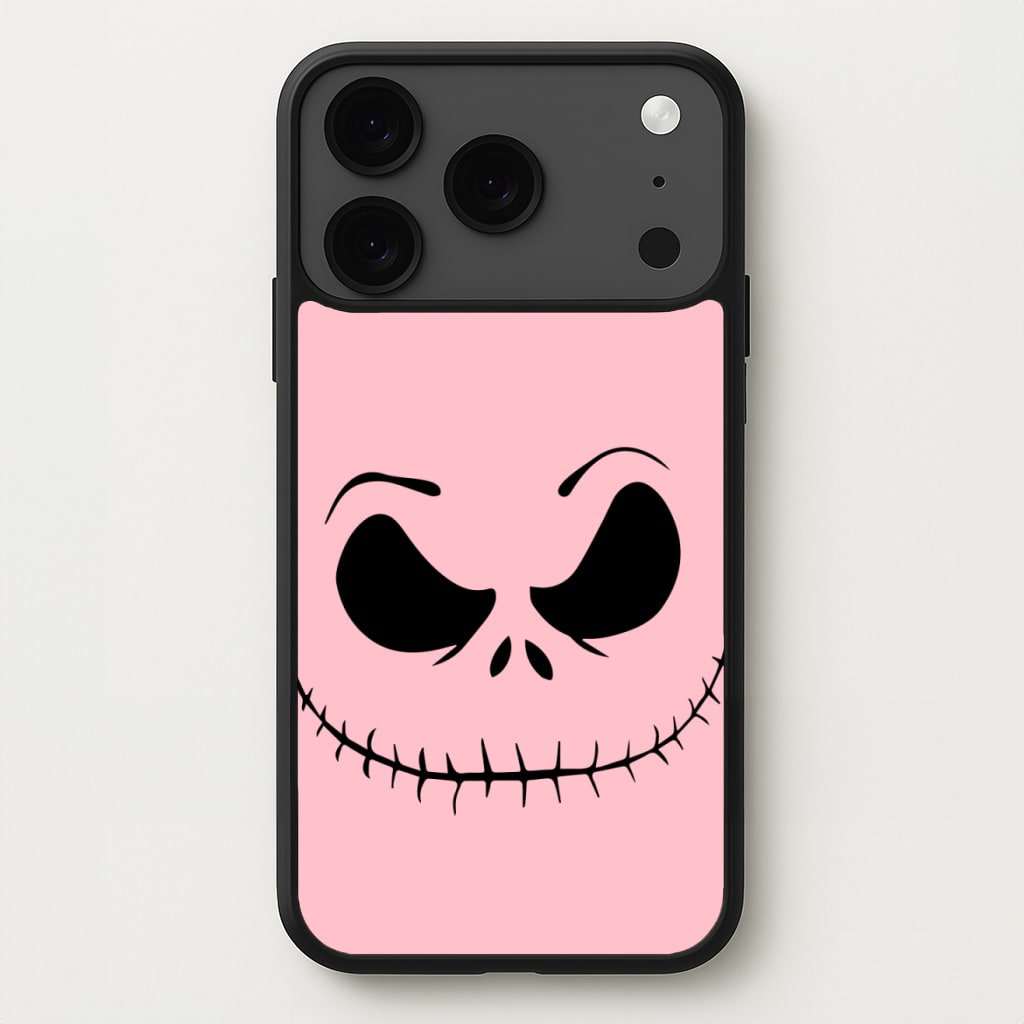Pink Jack Skeleton Phone Case for iPhone 17 Pro