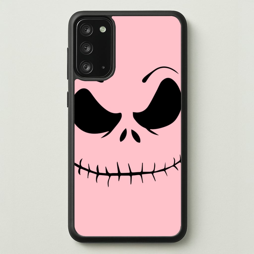 Pink Jack Skeleton - Halloween Phone Case for Galaxy Note 20