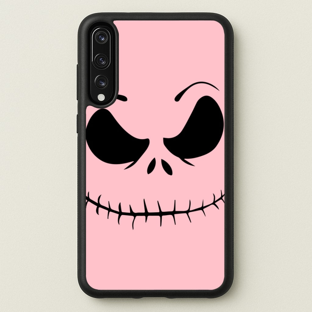 Pink Jack Skeleton - Halloween Phone Case for Huawei P20 Pro
