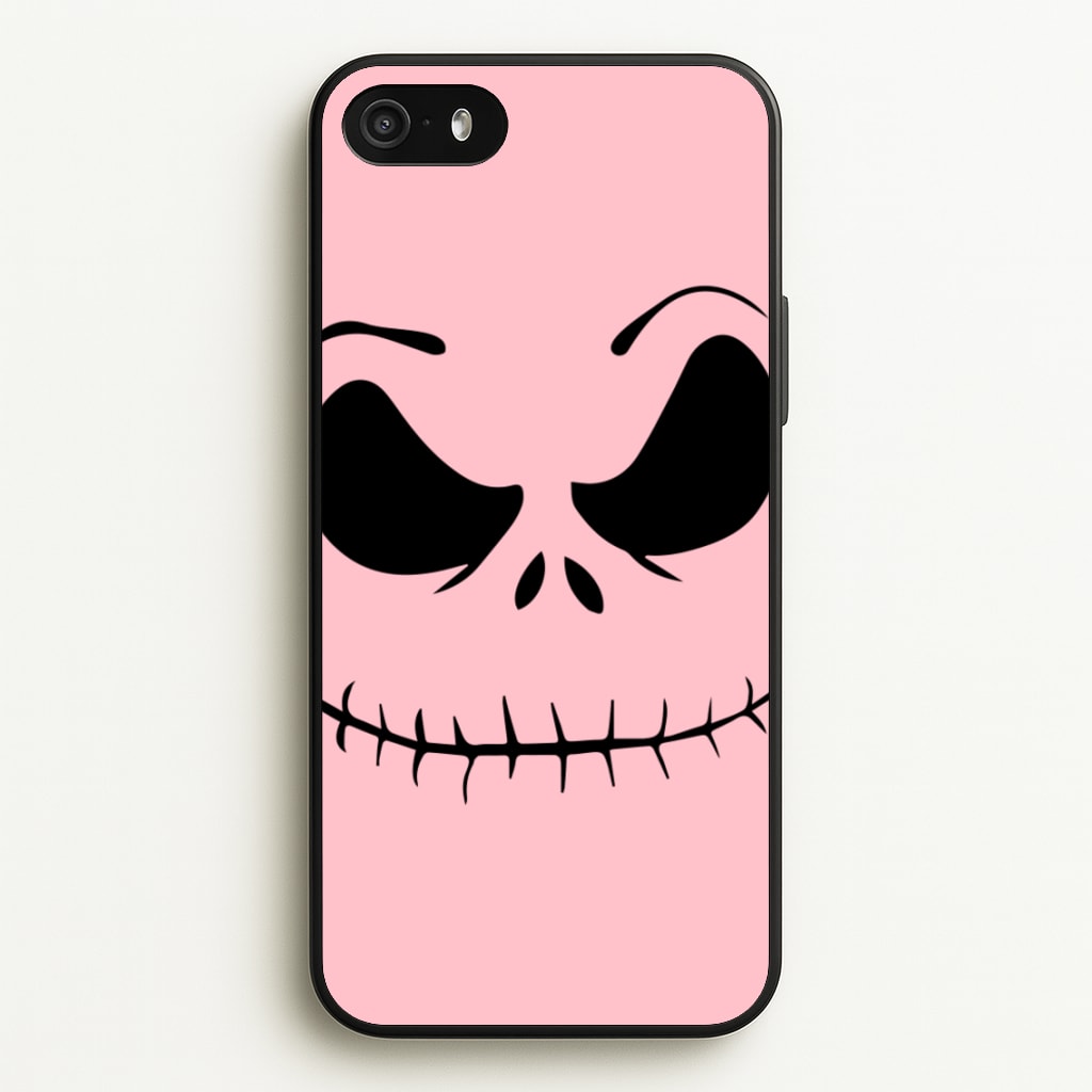Pink Jack Skeleton - Halloween Phone Case for iPhone 5 / 5s / SE 2016