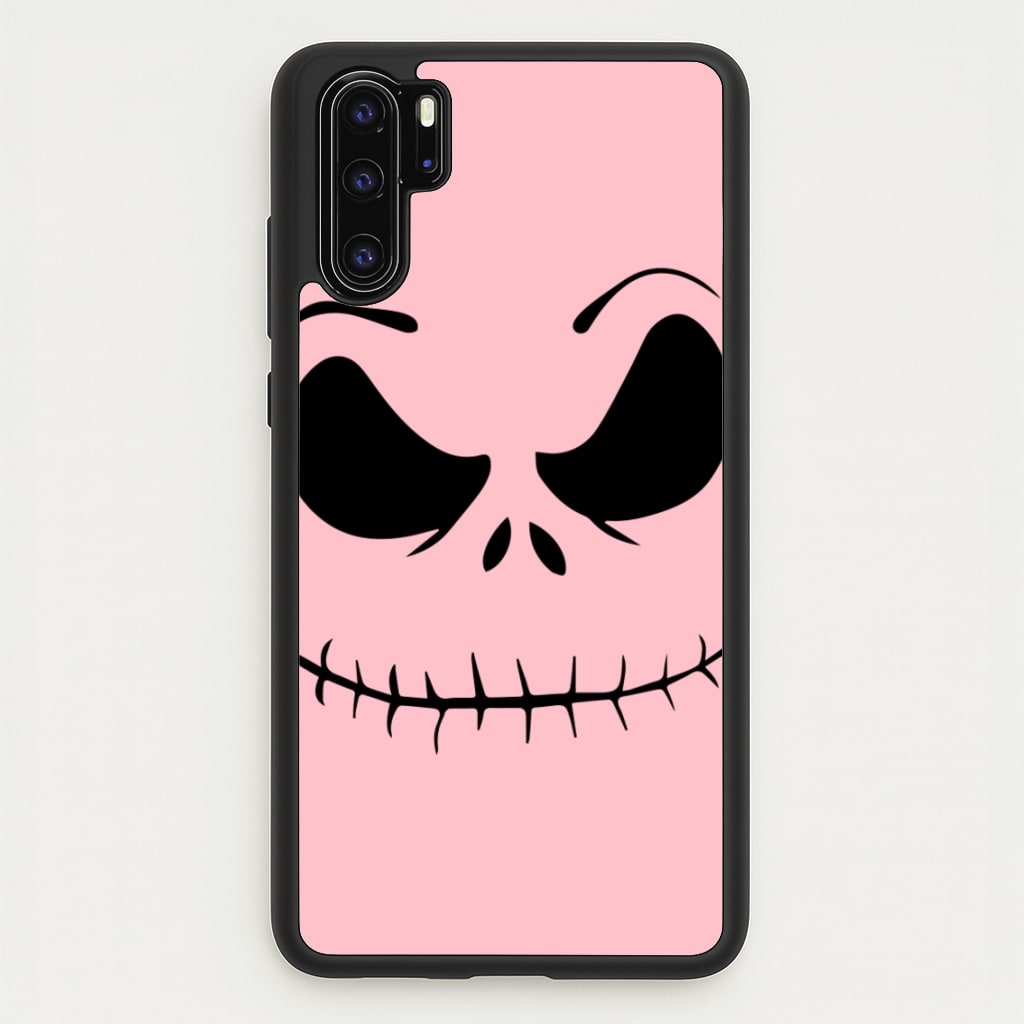 Pink Jack Skeleton - Halloween Phone Case for Huawei P30 Pro