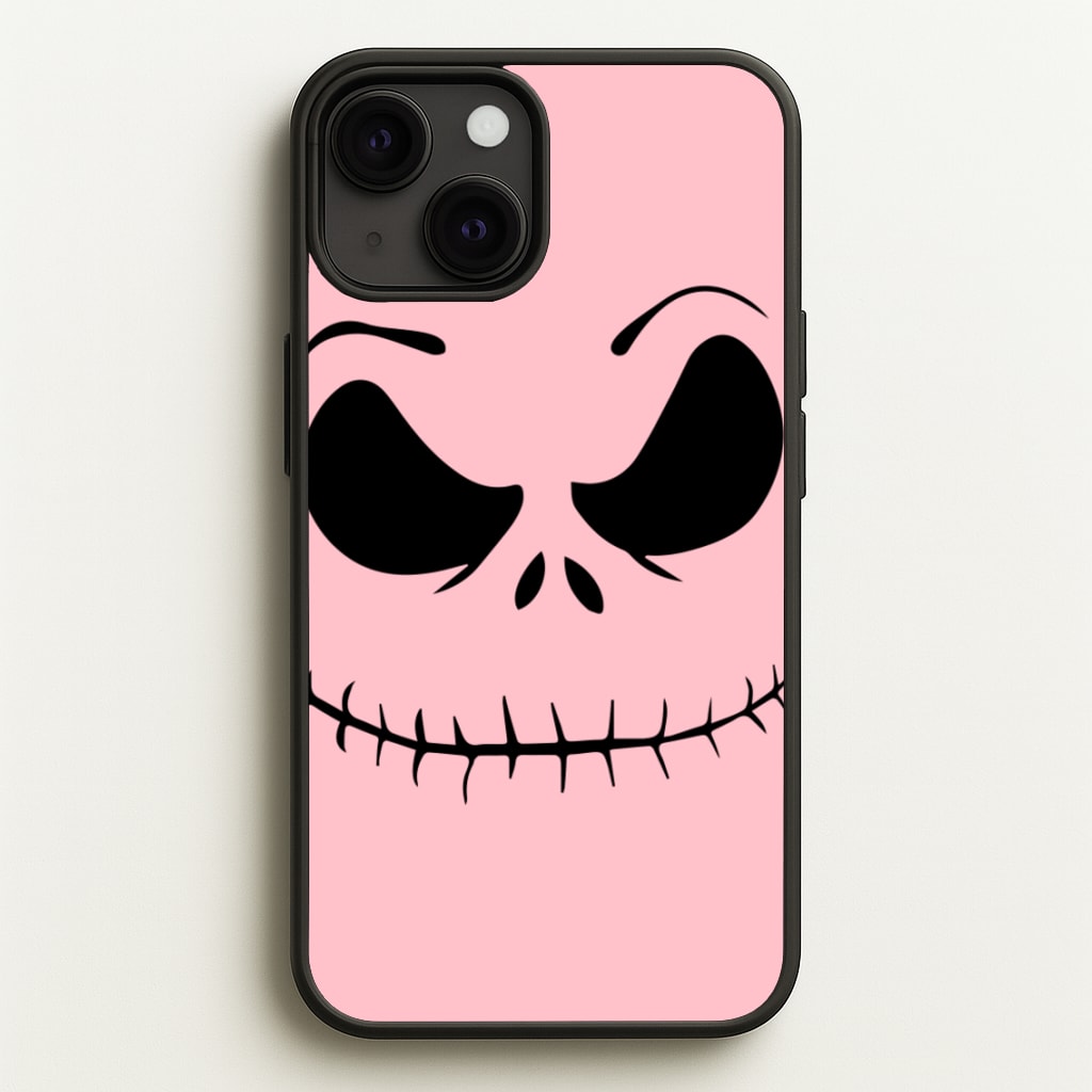 Pink Jack Skeleton - Halloween Phone Case for iPhone 13