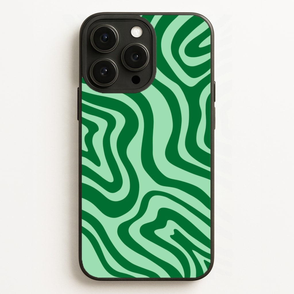Green Abstract Halloween - Halloween Phone Case for iPhone 16 Pro Max